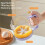 Multifunctional Whisk & Mixer: Semi-Automatic Mixing Cup with Large-Capacity Strainer,Mixing Cup A 4