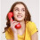 -Compatible Retro Phone Handset Wireless Telephone Receiver with Comfortable Call for Various Mobile Phone Red 4