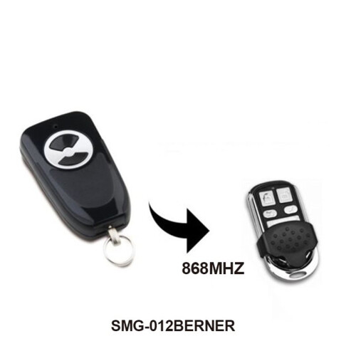 868MHz Remote Control for Berner BHS110 BHS121 BHS130 BHS140 BHS153 BHS211 BHS221 Replicator Garage Door Opener 2