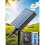 Solar Battery Box for 24V LED String Lights 1200mAh Solar Panel with Remote Control,Waterproof Replacement Solar Panel 2