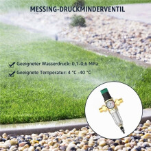 1 Inch Pressure Relief Valve Water Pressure Regulator,DN32 Thickened Pressure Regulator Water, Water Pressure Regulator