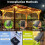 Solar Panel for Outdoor Lights 24V Solar Outlet with Remote Control 8 Modes Panel Adapter with 1200mAh Lithium 6