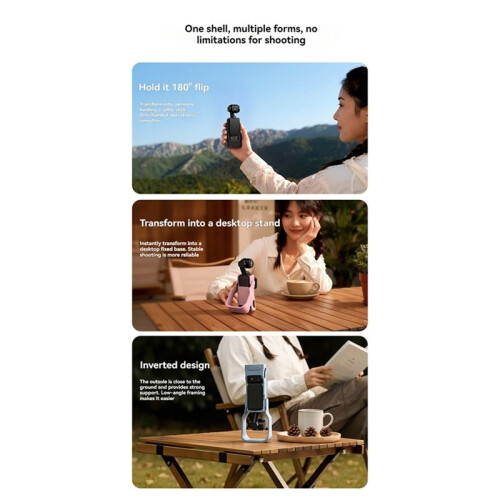For  OSMO Pocket 3 4 Frame Protective Cover Anti-Scratch Lens Cap Protector Camera Shell Accessories 1