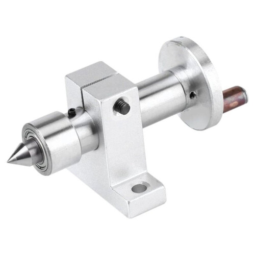 Adjustable Live Center for Lathes (Machine Tool Accessory with Dual Bearings) - CNC Lathe Accessory