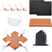 Card Preservation Pack with Microfiber Cloth for Fingerprints Smoothing Tools and Protective Case for Sports Game Cards