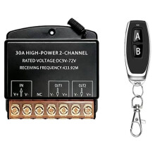 1set Wireless Remote Control (for Water Pumps, Motors, LED Lights, and Various Appliances) 9-72V Remote