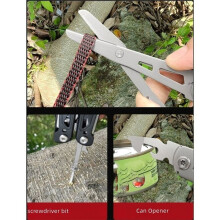 Pinze Multiuso, Coltello Pieghevole, Forbici, Taglierino, Portatile, per Casa, Esterni, Campeggio, Alpinismo.