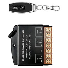 1set Wireless Remote Control (for Water Pumps, Motors, LED Lights, and Various Appliances) 9-72V Remote