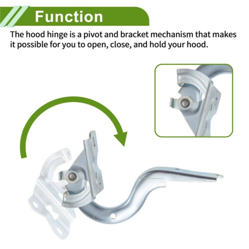 1 Pair Hood Hinges 5342002250, 5341002220 for   2014-2017 Front Left & Right 2