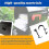Mailbox  and Handle Kit,Thickened Mailbox  Replacement Set Easy Installation for Repairing Mailbox Door 4