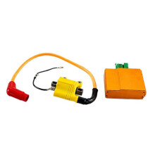6 Pin AC Racing Cut CDI Igniter with Ignition Coil for GY6 50cc 125cc 150cc Scooter Go-Kart 139QMB 152QMI 157QMJ Engine