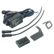Light Motorcycle Wiring Harness 3-Way LED Fog Light Wireless Handle Remote Control 3-Button IP68 Waterproof Kit