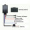 Light Motorcycle  Wiring Harness 3-Way LED Fog Light Wireless Handle Remote Control 3-Button IP68 Waterproof Kit 4
