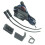 Light Motorcycle  Wiring Harness 3-Way LED Fog Light Wireless Handle Remote Control 3-Button IP68 Waterproof Kit 5