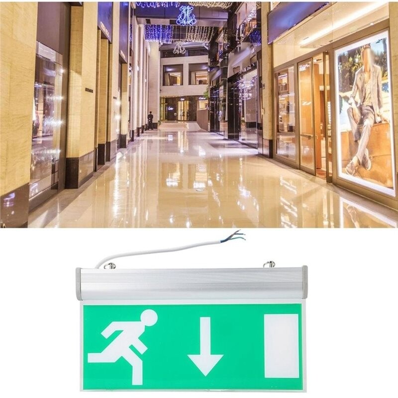 LED Emergency Exit Sign / Safety Evacuation Light / -Efficient Fire ...