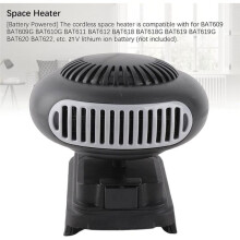 Small Wireless Heater, 360 Degree Rotation Dual USB for Workshops and Plants for 21V Batteries