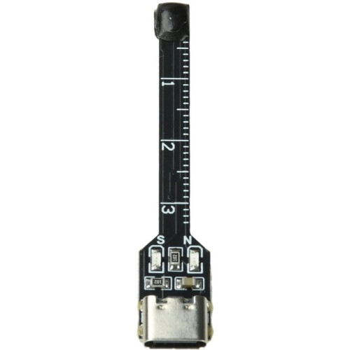 5V 5mT Magnetic Pole Detector Tester Hall Sensor Module Red Green LED Display N S Pole Identifier Magnetic Test Tool