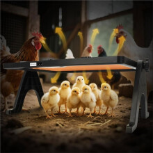 180W Chicken Coop Heater with Remote Control Dual-Mode Heating for Winter Poultry & Small Pets EU Plug