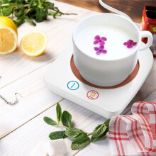 Adjustable-Temperature Heated Mug Warmer for Home & Office,Constant-Temperature Warmer,Milk Warmer EU Plug