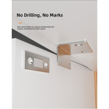 Cabinet Magnetic Catch Ultra Thin Door Magnet L-Shaped Drawer for Kitchen Door Closing Magnetic Door Catch Closer