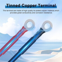 XT60 to O Terminal Cable 10AWG 5FT XT60 Female Connector Terminal Cable for Power Station Solar Generator