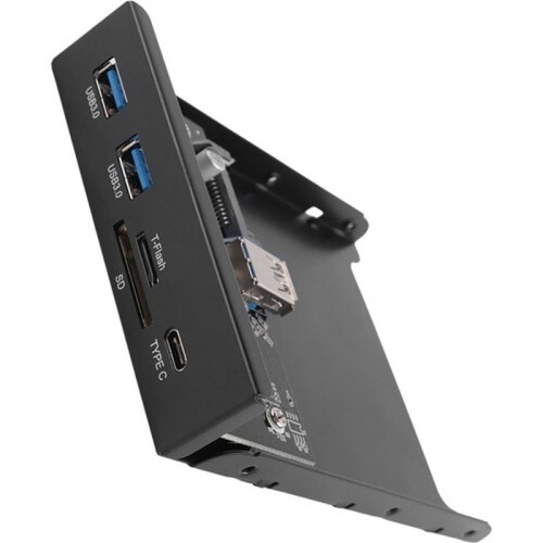 USB 3.0 for Micro-, TF Flash 3.5 Internal Card Reader USB-C Type-C Front Panel Dual USB 3.0 Port Floppy Hub. 1