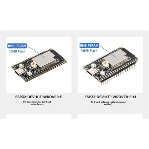 ESP32-WROVER Development Board Module with Onboard PCB Antenna, WiFi +  for IoT ESP32-DEV-KIT-WROVER-E
