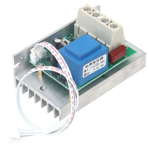 5000W 220V 80A Digital Voltage Converter Module, High Power Two-Way Thyristor AC Voltage Regulator Controller