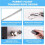 Bird Leash, with 3 Different Size Foot  , Retractable Anti-Bite  Harness, Bird Flight Training Rope for Budgie 4