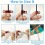 Bird Leash, with 3 Different Size Foot  , Retractable Anti-Bite  Harness, Bird Flight Training Rope for Budgie 5