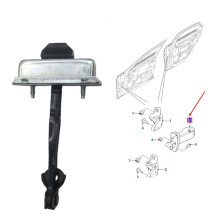 Car Rear Door Check Arm Limiter T2H10574 for XF XFL X260 2017-2023 Door Hinge Stop Check Straps Limiter