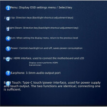 5-InchTouch Screen LCD Display for Raspberry Pi -Compatible Display (LCD) -1920 X 1080 Compatible with 3B+/4B,