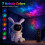 Projector with Moon Lamp, 7 Nebula Colors, Remote Control, Sleep Timer,USB Powered Rabbit Night Light for Bedroom 4