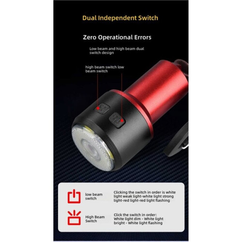 Miniature LED Flashlight 300LM Type-C Rechargeable Pocket Torch 7 Lighting Modes Camping Hiking Emergency Keychain Light 2