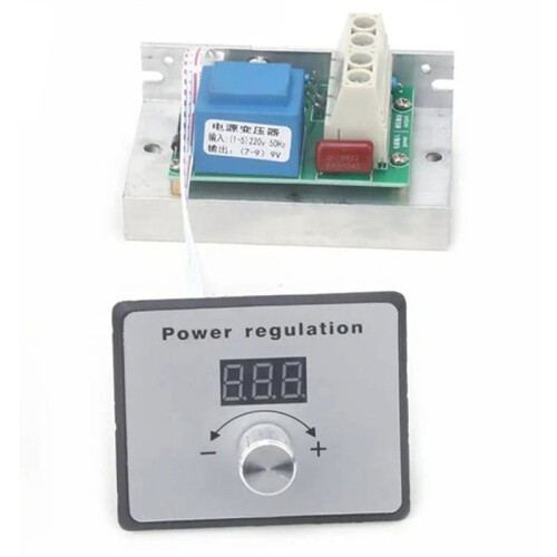 5000W 220V 80A Digital Voltage Converter Module, High Power Two-Way Thyristor AC Voltage Regulator Controller