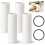 4 Replacement Filters for GruneckGeno Fine FilterFs1 Compatible Filter Cartridges, High Water Filter Refill Set 2