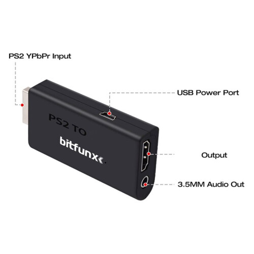 BitFunx -Compatible Audio for PS2 to -Compatible Converter for PS2 Game Console 1