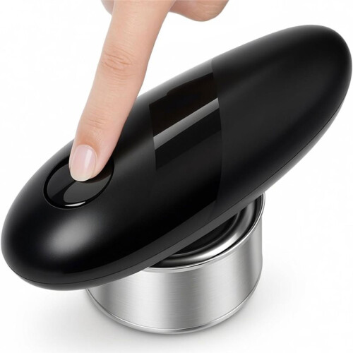 Electric Can Opener, Single Button Operation, Effortlessly Opens Most Cans for Seniors 2