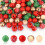 Christmas Glitter Berries Stems 7.8 Inch 1