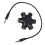 1 to 5 Audio Splitter 3.5mm Audio Router Separator Device Adapter with 3.5mm Wire Black 2