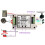 400W BLDC 3 Phase Brushless Motor Controller Driver 6V-30V Hallless  Motor Drive Board Power Supply 3
