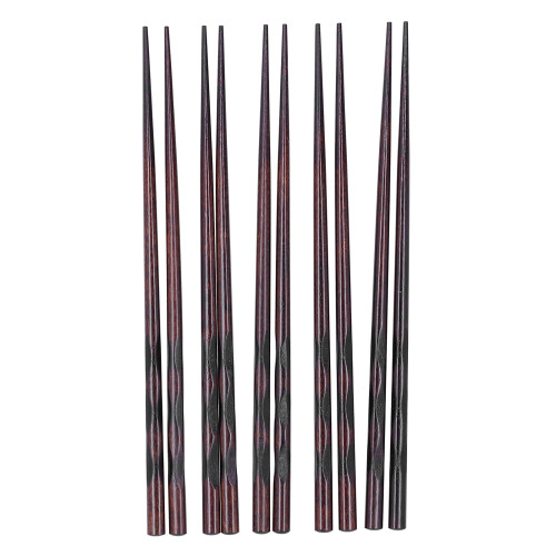 Essstäbchen Set Holz 5 Paar japanisch 23 cm 1