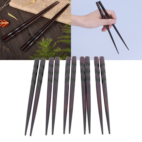 Essstäbchen Set Holz 5 Paar japanisch 23 cm