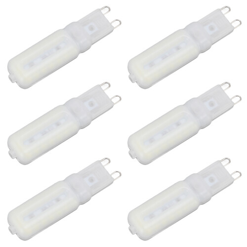 G9 Glühbirne 7W 32 LEDs dimmbar Konverter 6er 2
