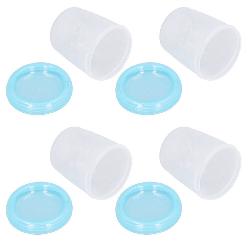 Muttermilch Aufbewahrung 4 Becher 180 ml mit 2