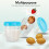Muttermilchbehälter mit Deckel 180 ml 4er Set 9