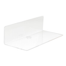 Wandregal schwebend Acryl klar 2er Set