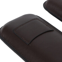 Zigarren Reiseetui Leder 2 Finger mit Cutter