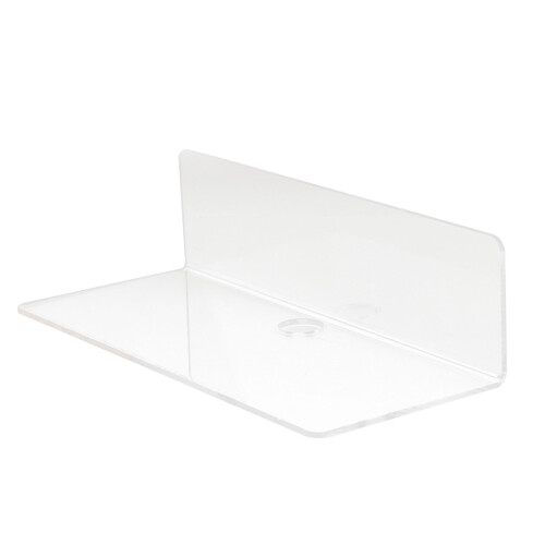 Transparentes Wandregal Acryl schwebend 2er 2