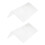 Transparentes Acryl Wandregal schwebend 2er Set 17